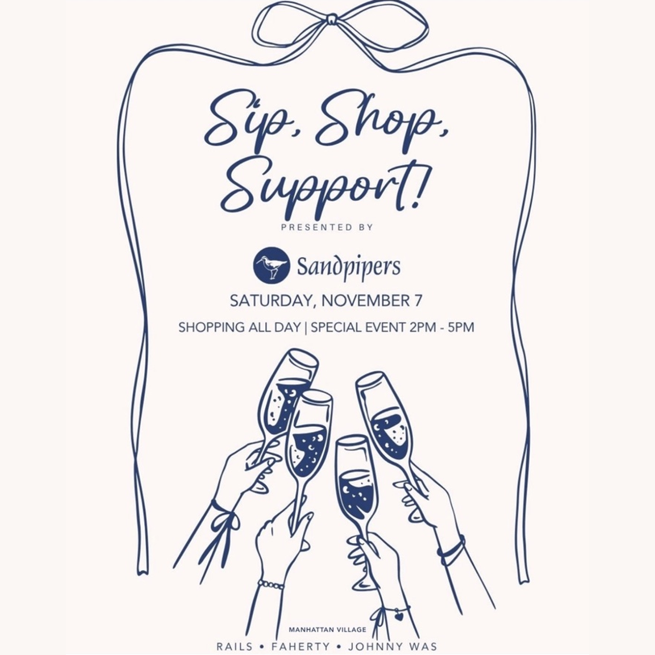 Sip, Shop, and Support